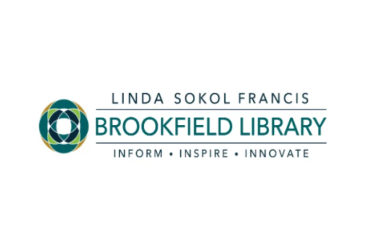 The Brookfield Library logo. Check out the latest events at the Brookfield Library